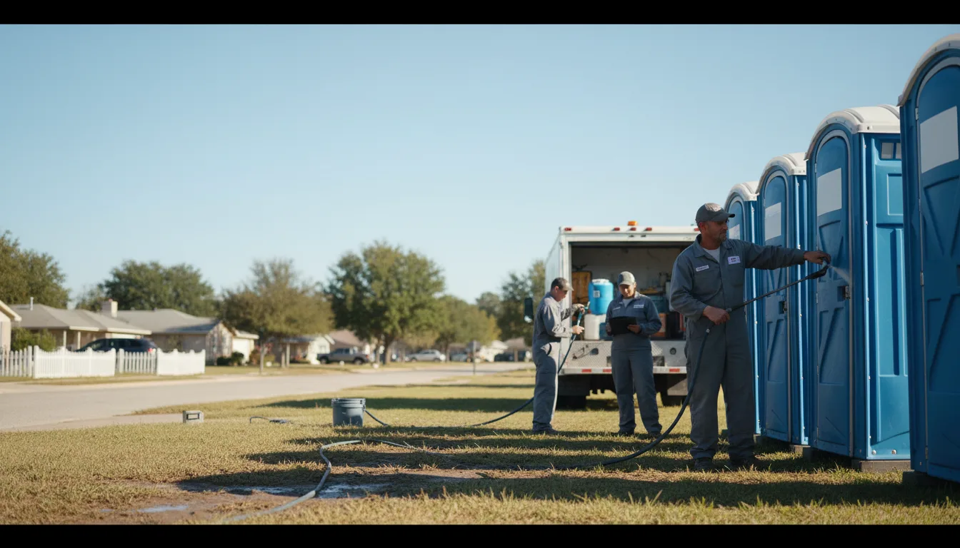 Long-Term Portable Toilet Rental in Clarkson, NE near me